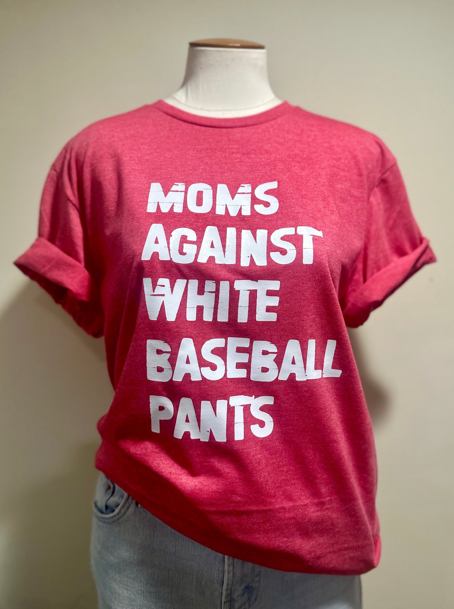 Moms Against White Baseball Pants